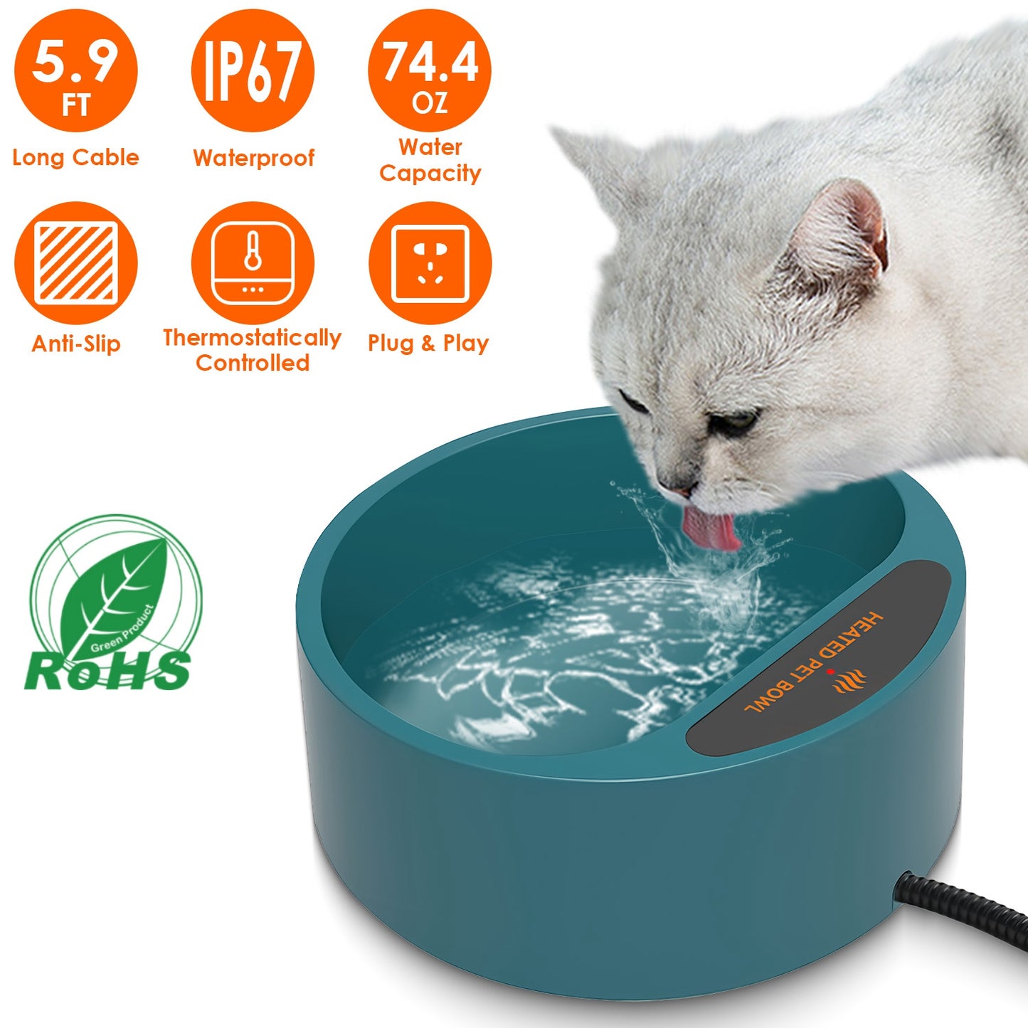 Heated Water Bowl