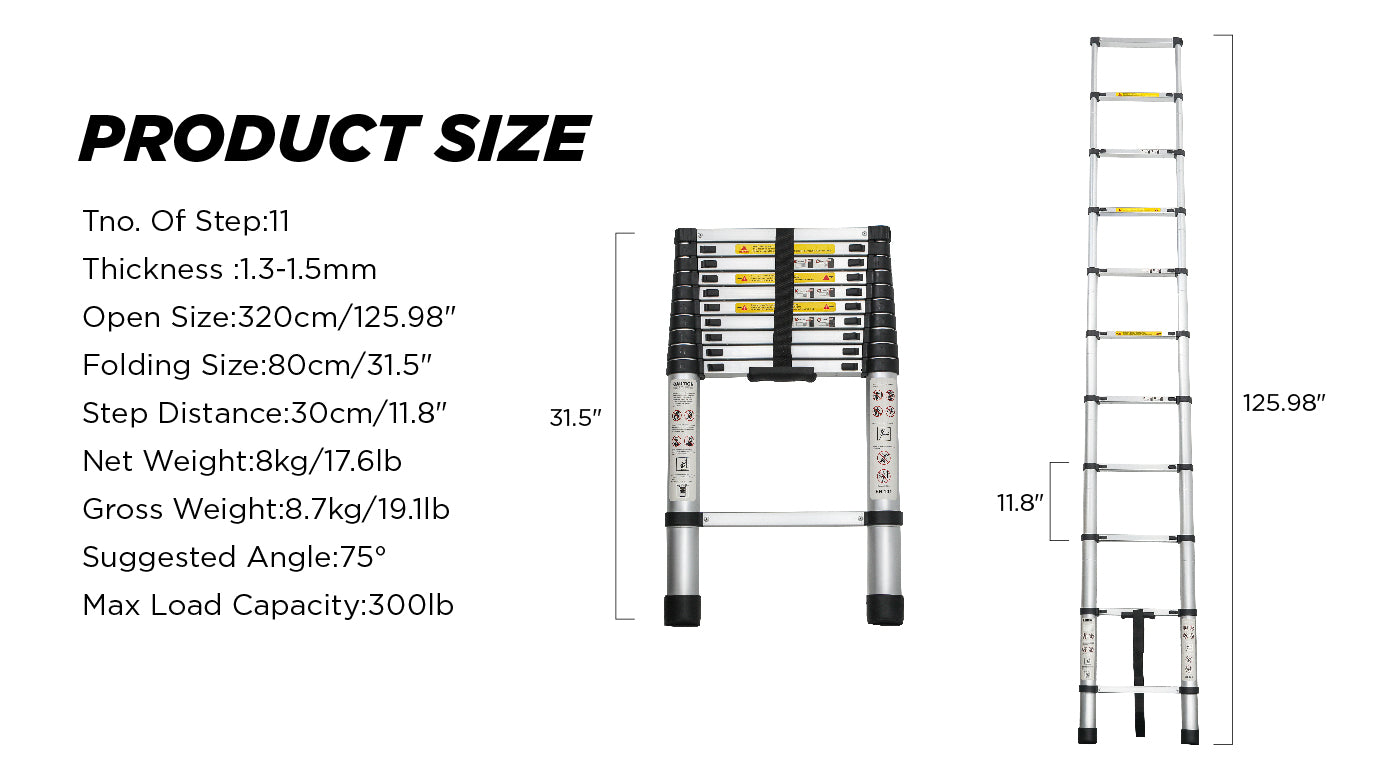 Aluminum Telescoping Ladder