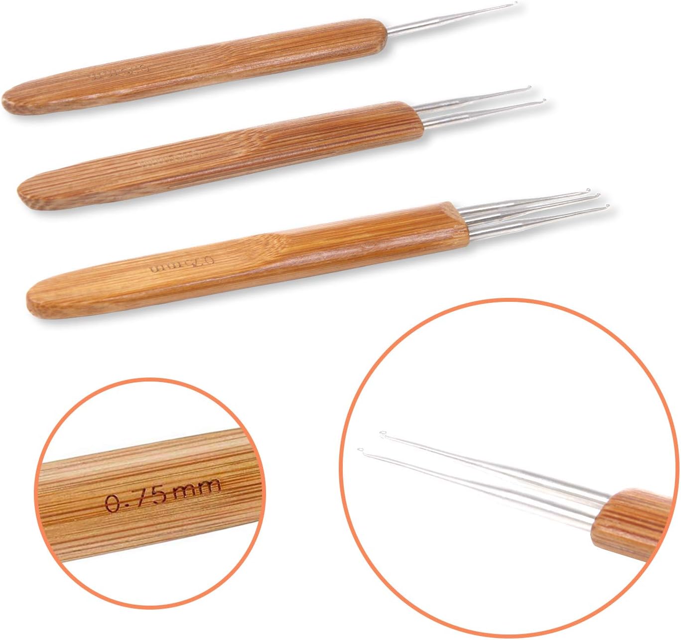 Dreadlock Crochet Hook - 5Pcs