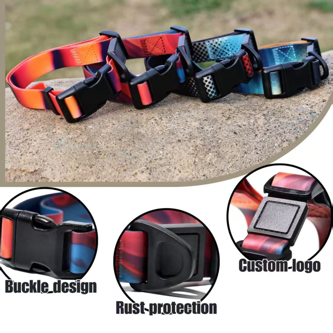 Heat Transfer Rubberized Waterproof Leash