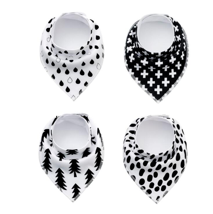 Cotton Baby Bibs Bandana 4pcs