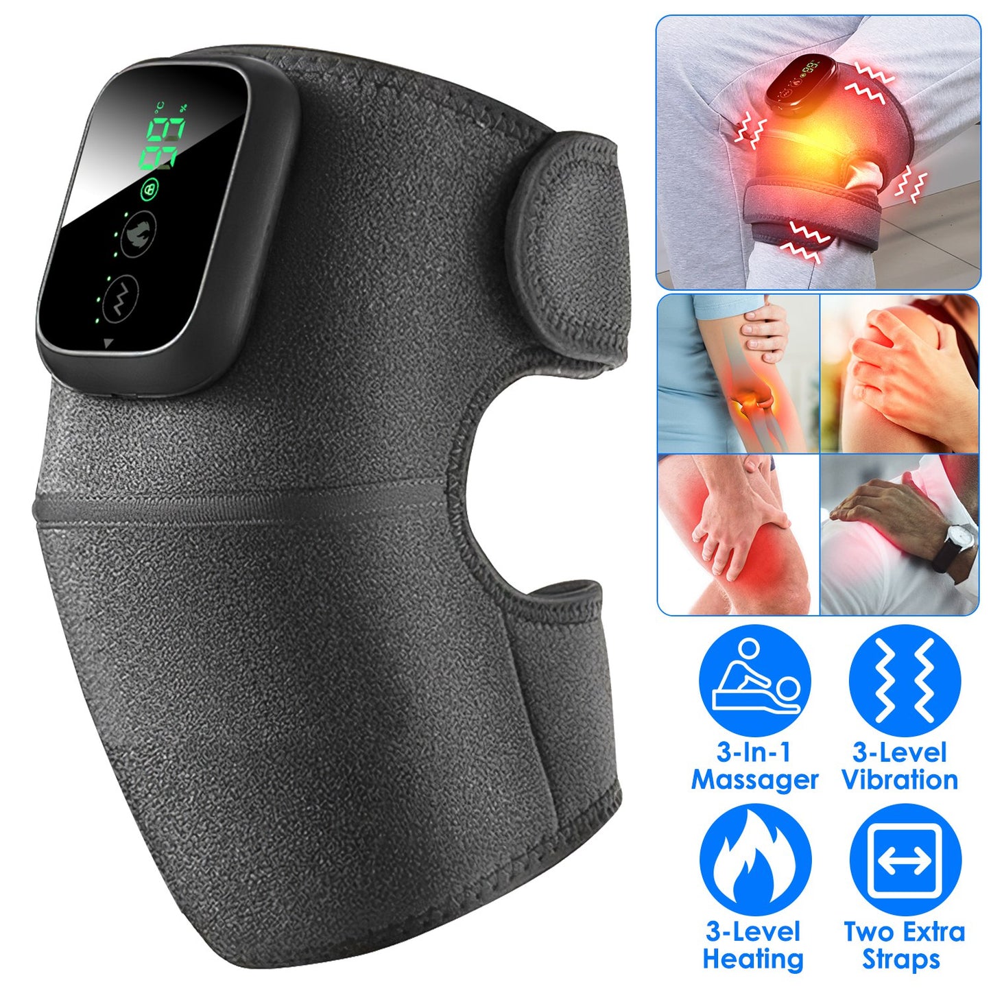 Heated Knee, Elbow & Shoulder Massager
