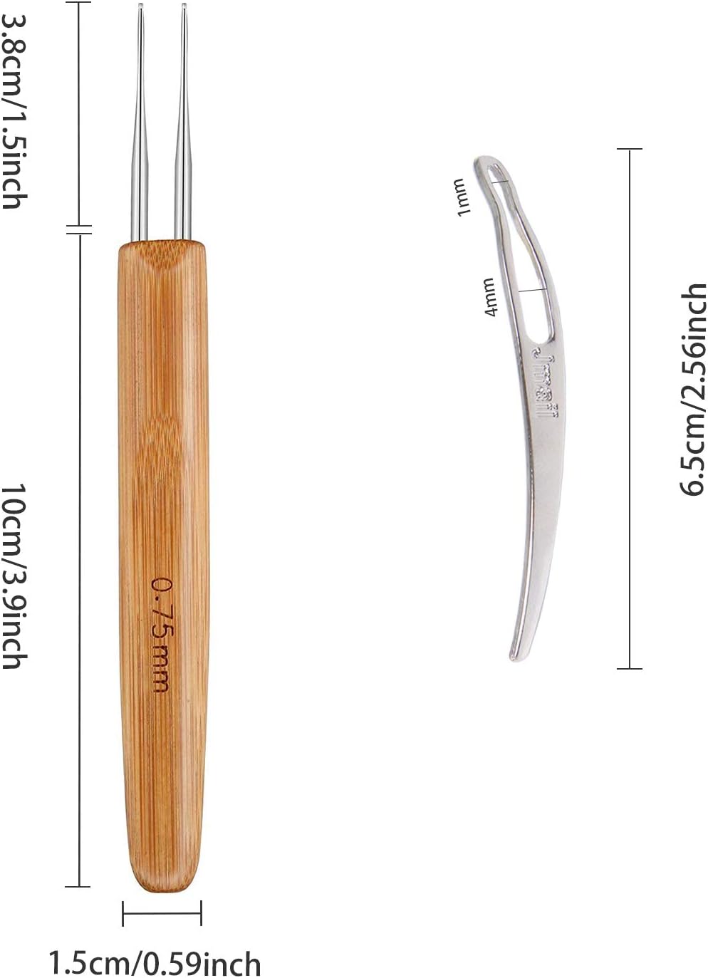 Dreadlock Crochet Hook - 5Pcs