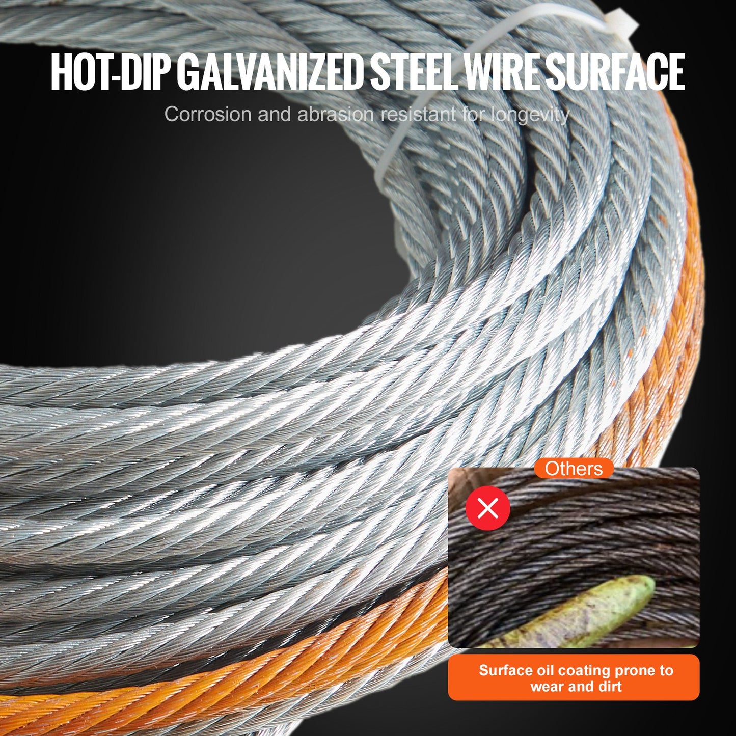 Galvanized Steel Winch Cable
