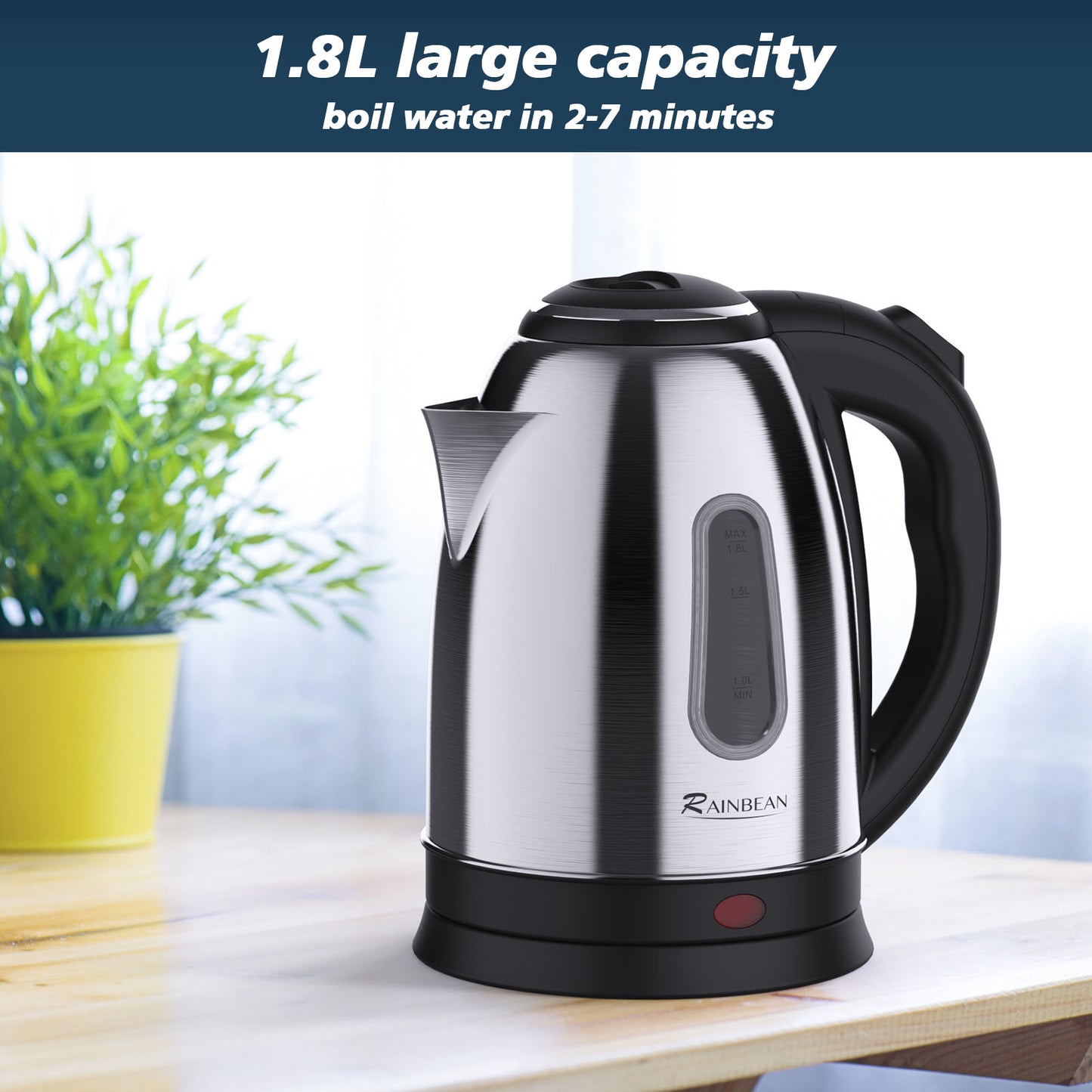 Electric Kettle Water Boiler, 1.8L