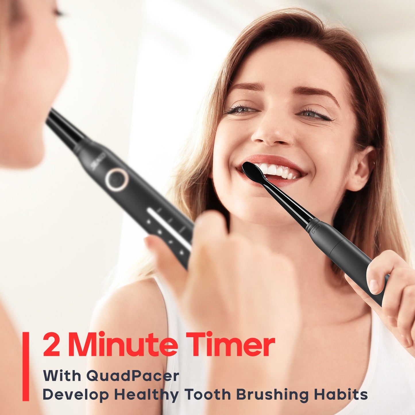 Rechargeable Electric Toothbrushes - 5 cleaning modes