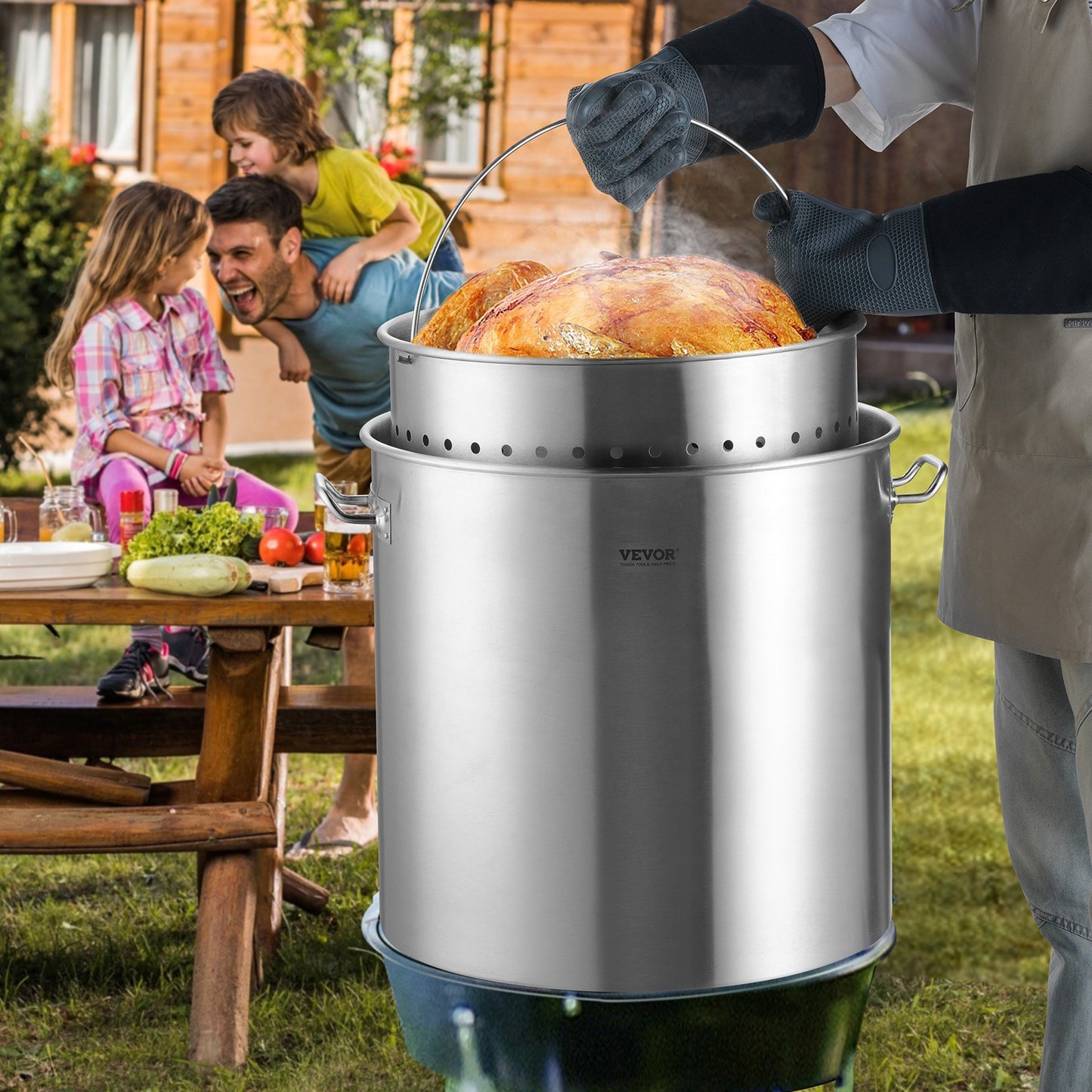 Large Stainless Steel Stockpot