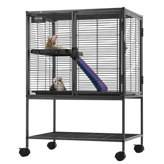 2-Tier Rolling Ferret Cage