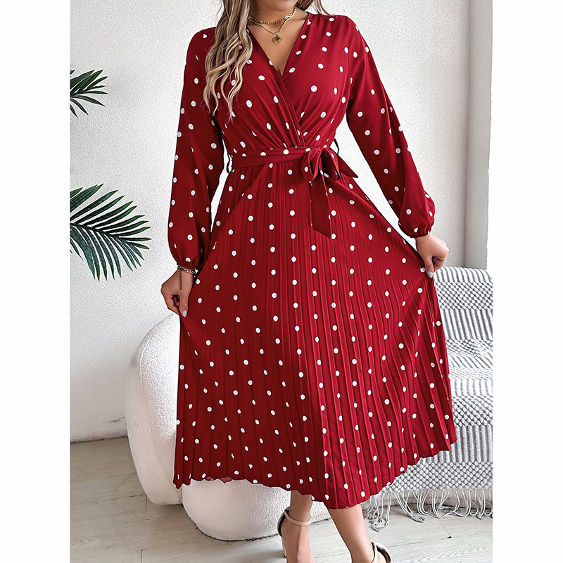 Polka Dot Maxi Dress