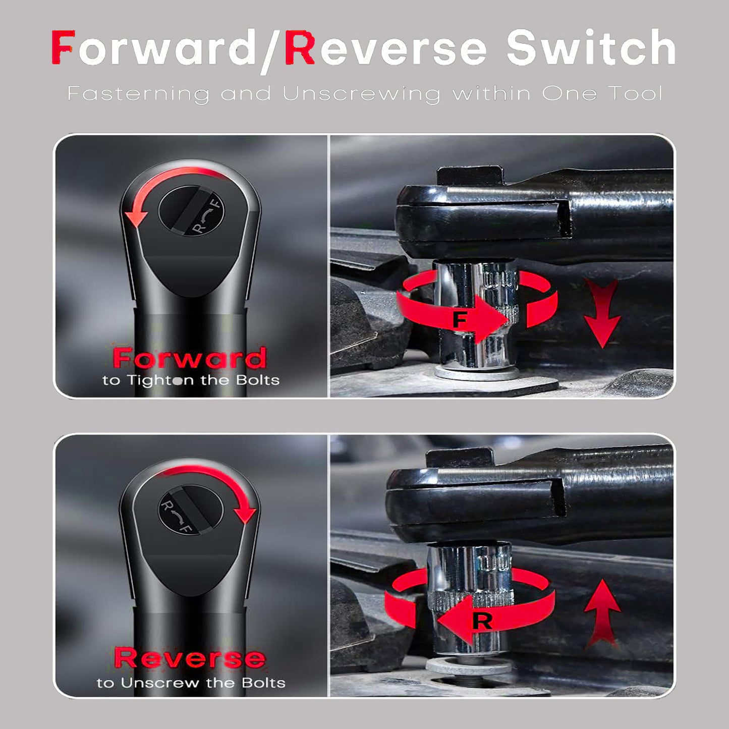 Cordless Electric Ratchet Wrench Set