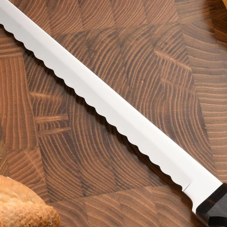 Bread Knife With Wooden Handle