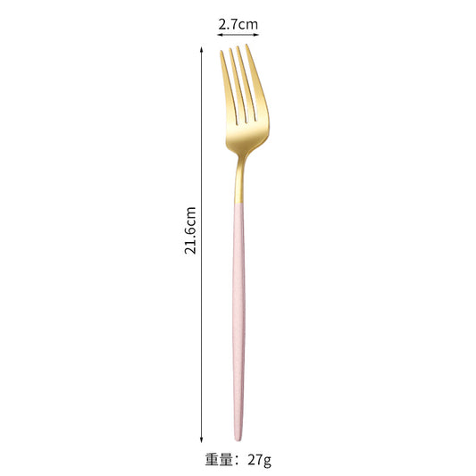 Pink & Gold Fork
