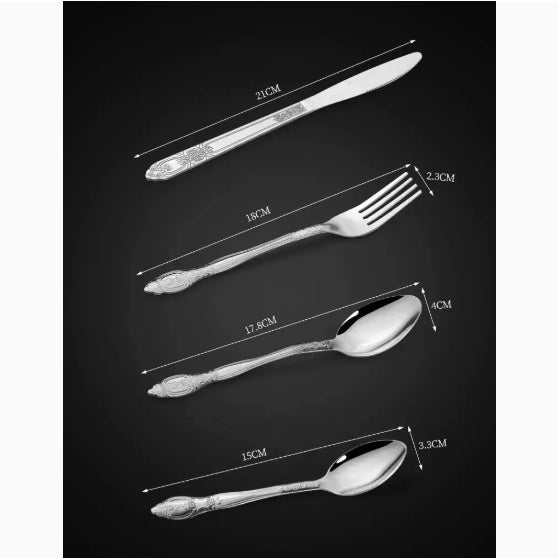 Deluxe Premium Cutlery Flatware Set