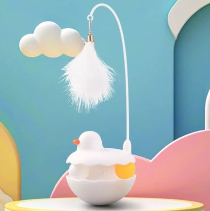 Non-Fall Duck Cat Teaser Wand