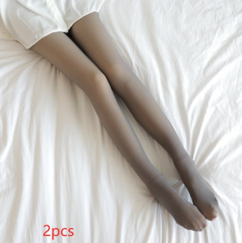 Translucent Fleece Lined Pantyhose