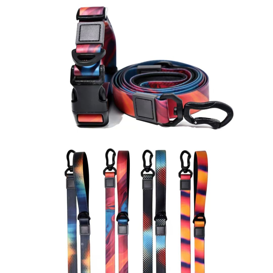 Heat Transfer Rubberized Waterproof Leash