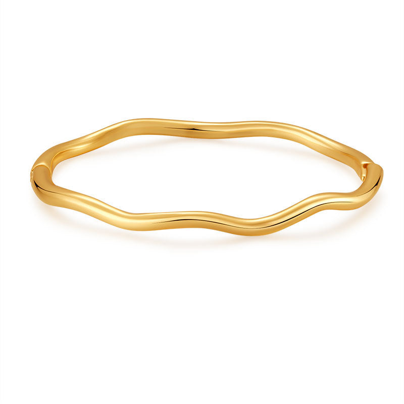 Simple Golden  Bangle