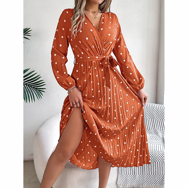 Polka Dot Maxi Dress