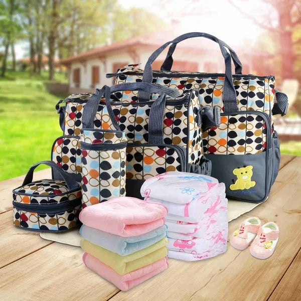 Baby Nappy Diaper Bags - 5pcs