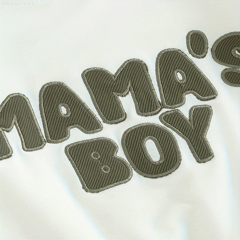 Baby Boy's Sweatshirt & Drawstring Jogger Pants For Spring & Fall