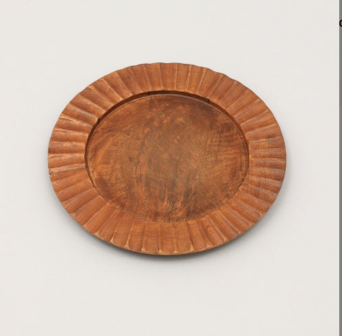 Wood Charger Plate