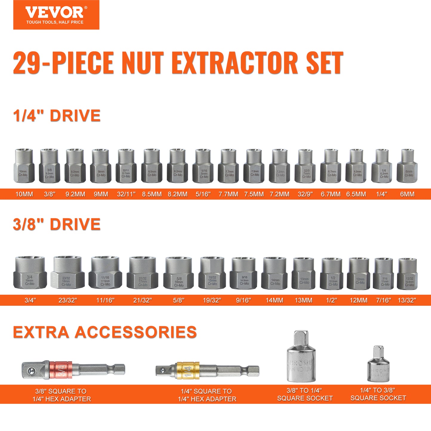 Bolt Extractor Set, 29-Piece