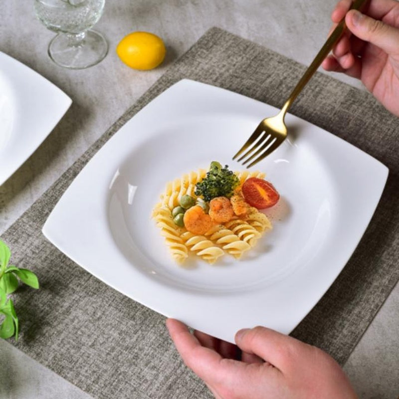 Square Salad Plate - 6Pcs