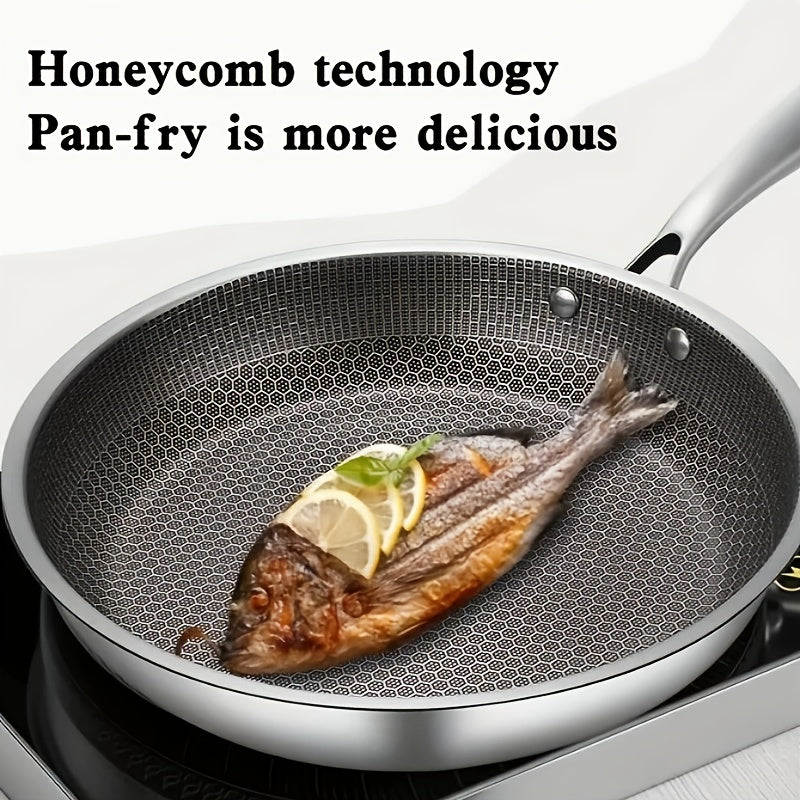 Honeycomb Stainless Steel Non Stick Frying Pan
