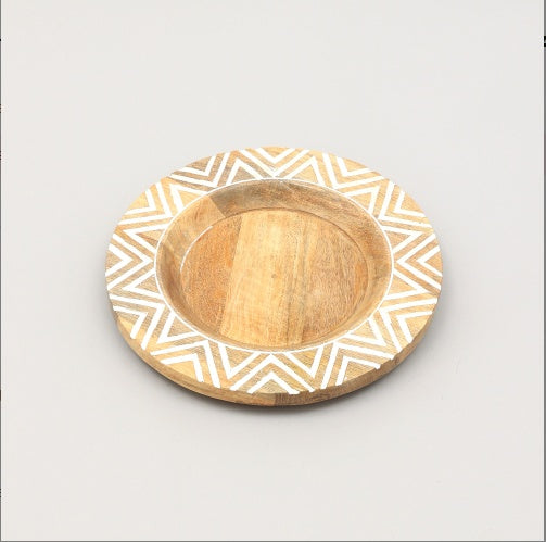 Wood Charger Plate