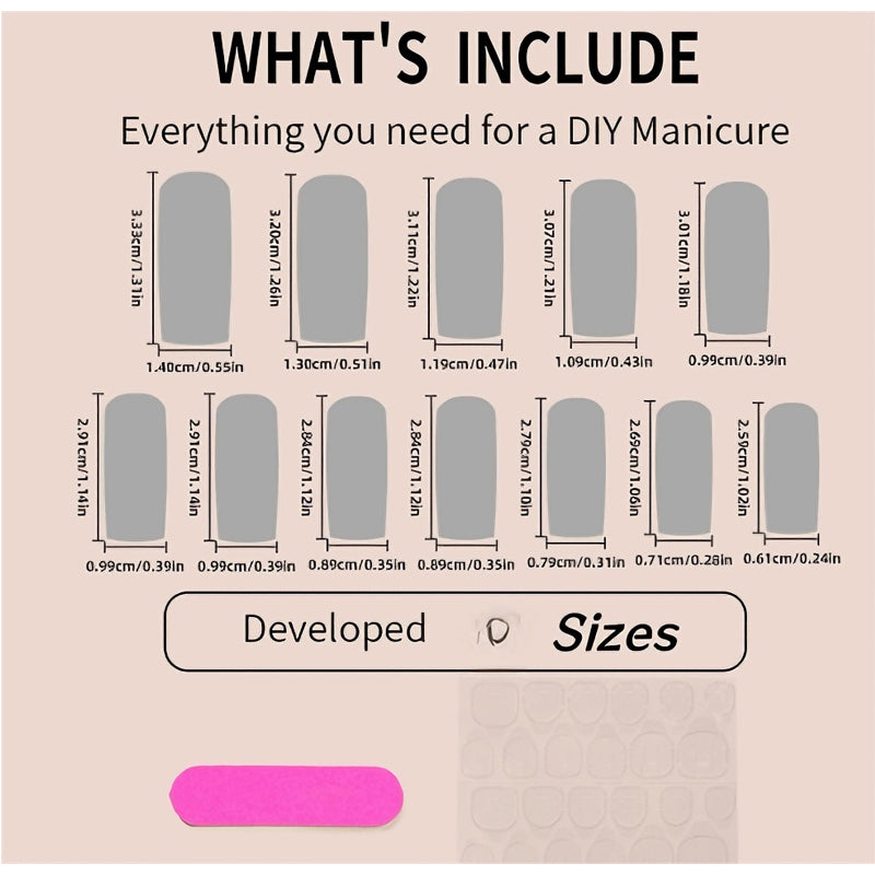 Bear Bow knot Nail Art - 24Pcs