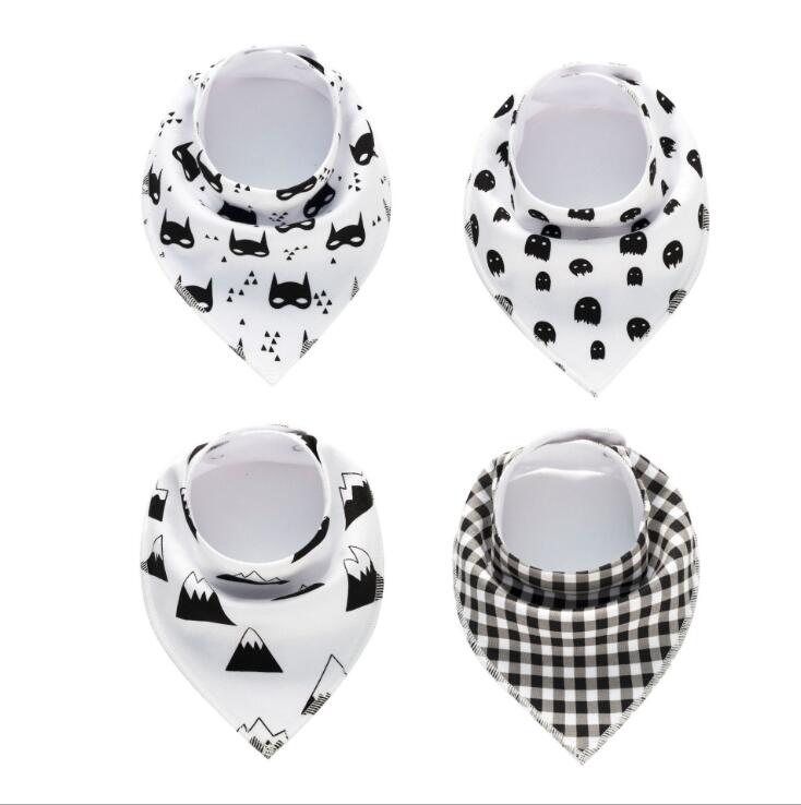 Cotton Baby Bibs Bandana 4pcs