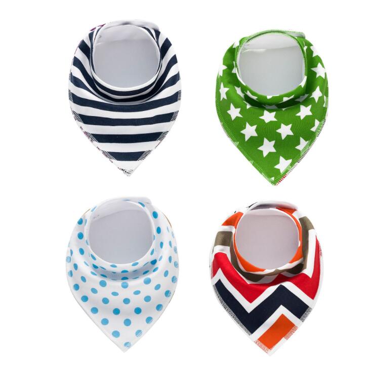 Cotton Baby Bibs Bandana 4pcs
