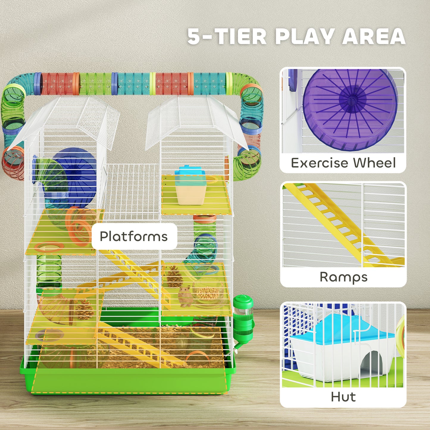 5 Tier Hamster Cage