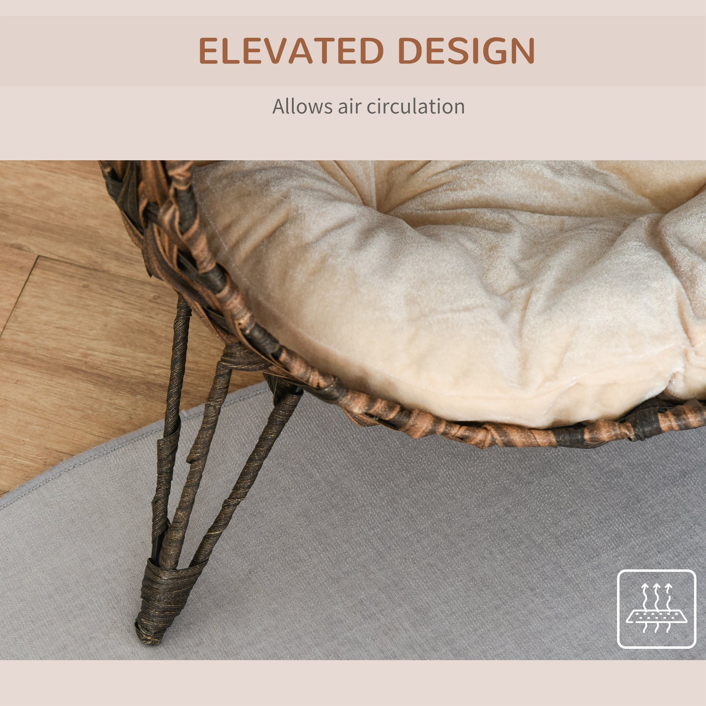 Elevated Hand-woven Kitten House