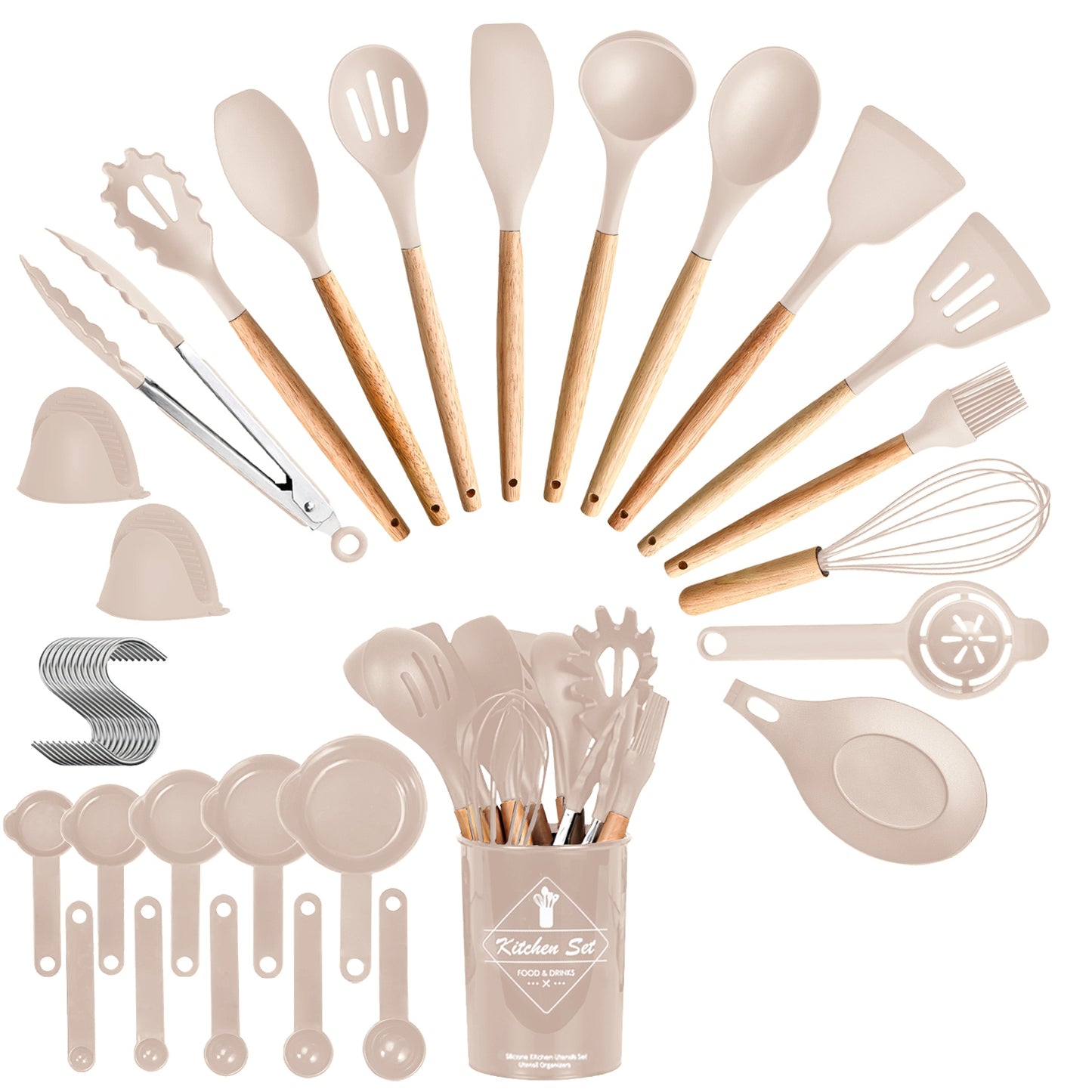 Kitchen Cooking Utensils - 35Pcs