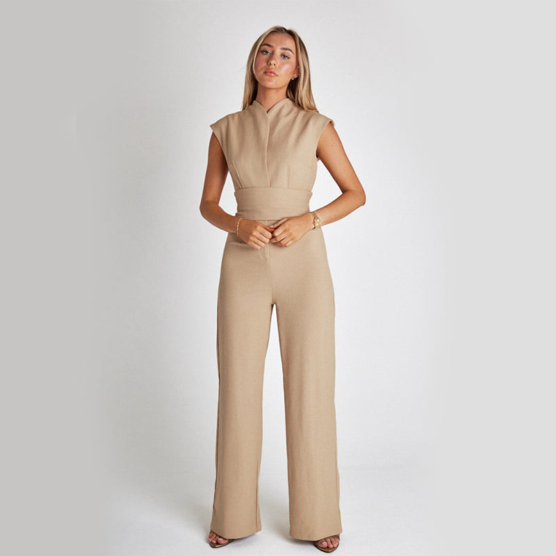 Long Sleeveless Jumpsuit