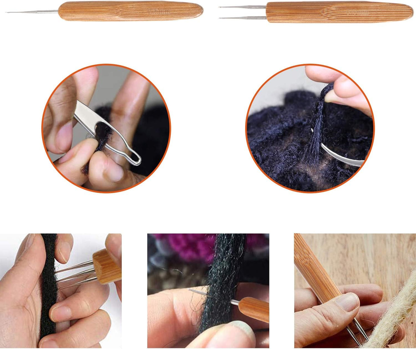 Dreadlock Crochet Hook - 5Pcs