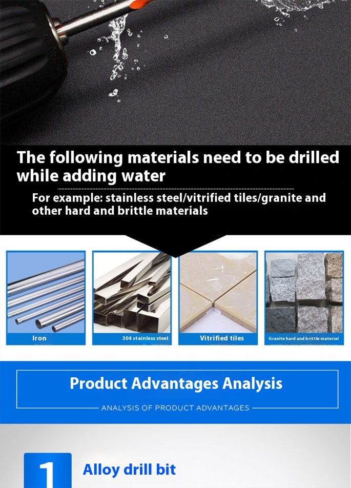 Ceramic Drill Bits - 5Pcs