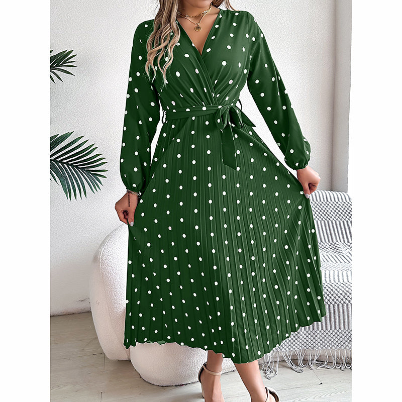 Polka Dot Maxi Dress