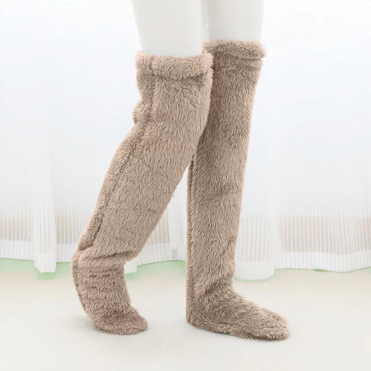 Over Knee High Fuzzy Long Socks