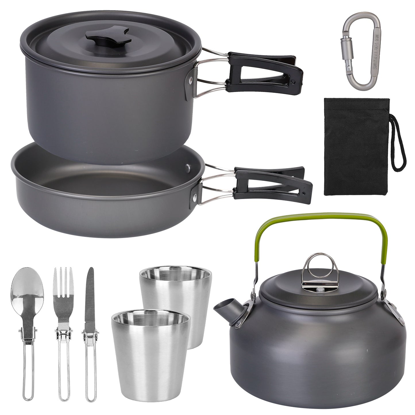 Camping Cookware Set - 12Pcs