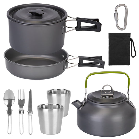 Camping Cookware Set - 12Pcs