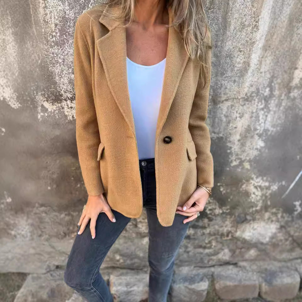 Lapel Short Blazer