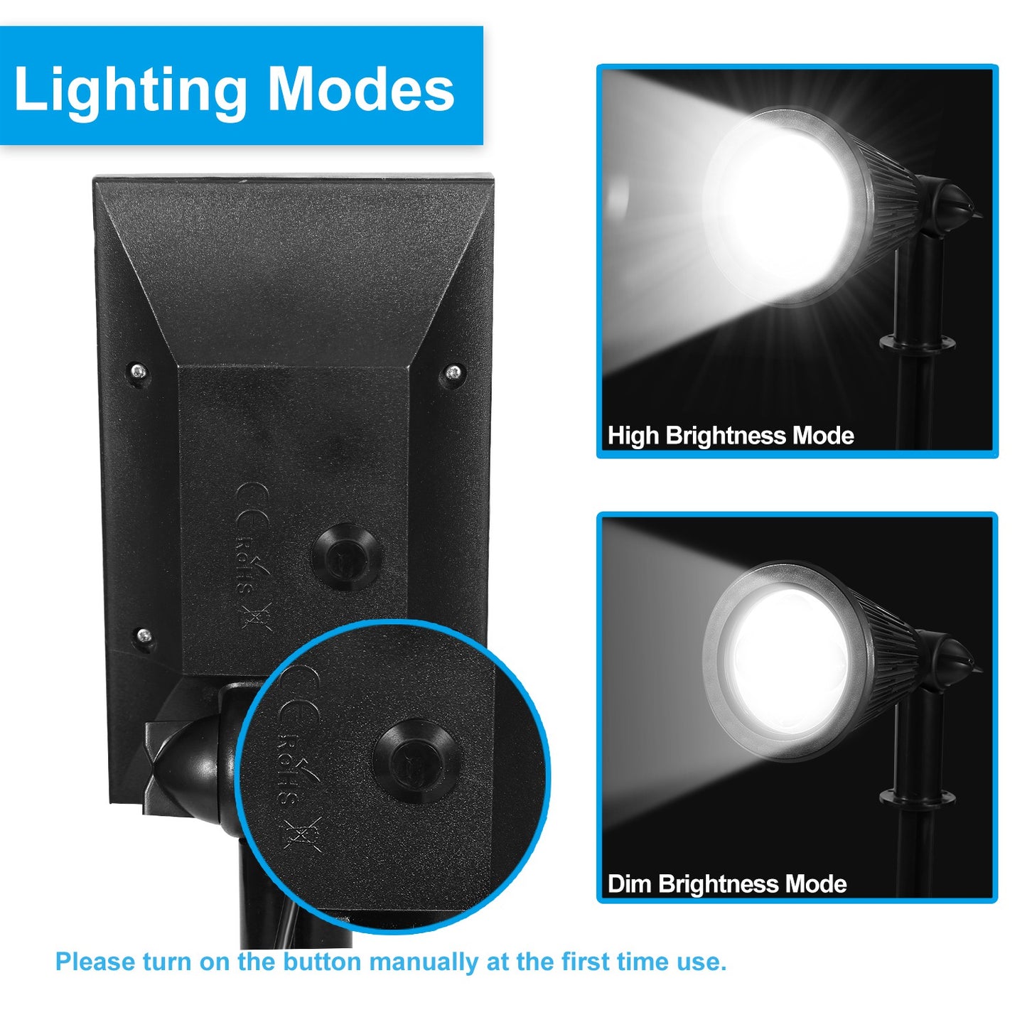 Solar Outdoor Spotlight