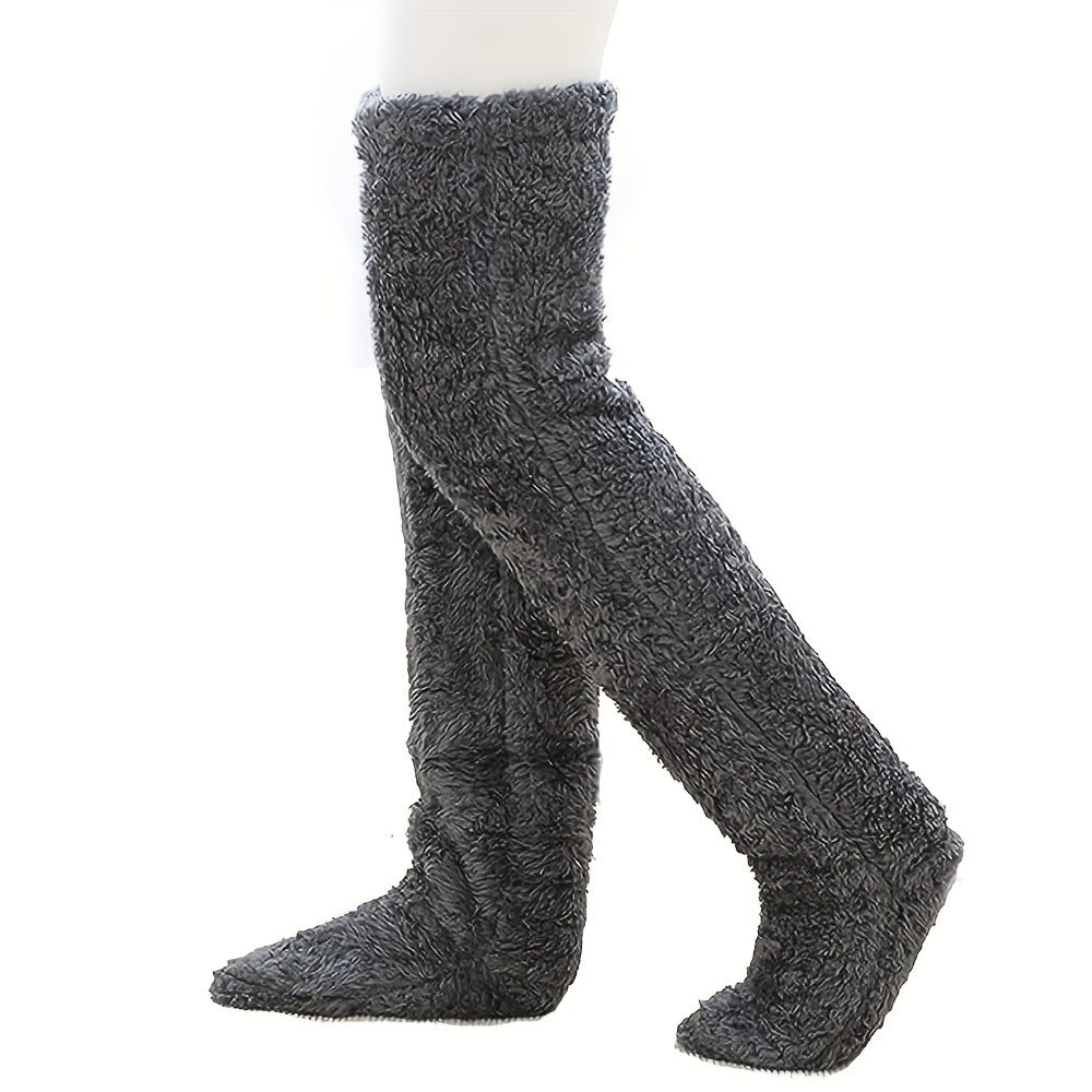 Over Knee High Fuzzy Long Socks