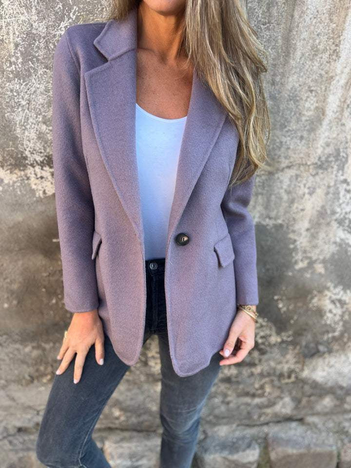 Lapel Short Blazer