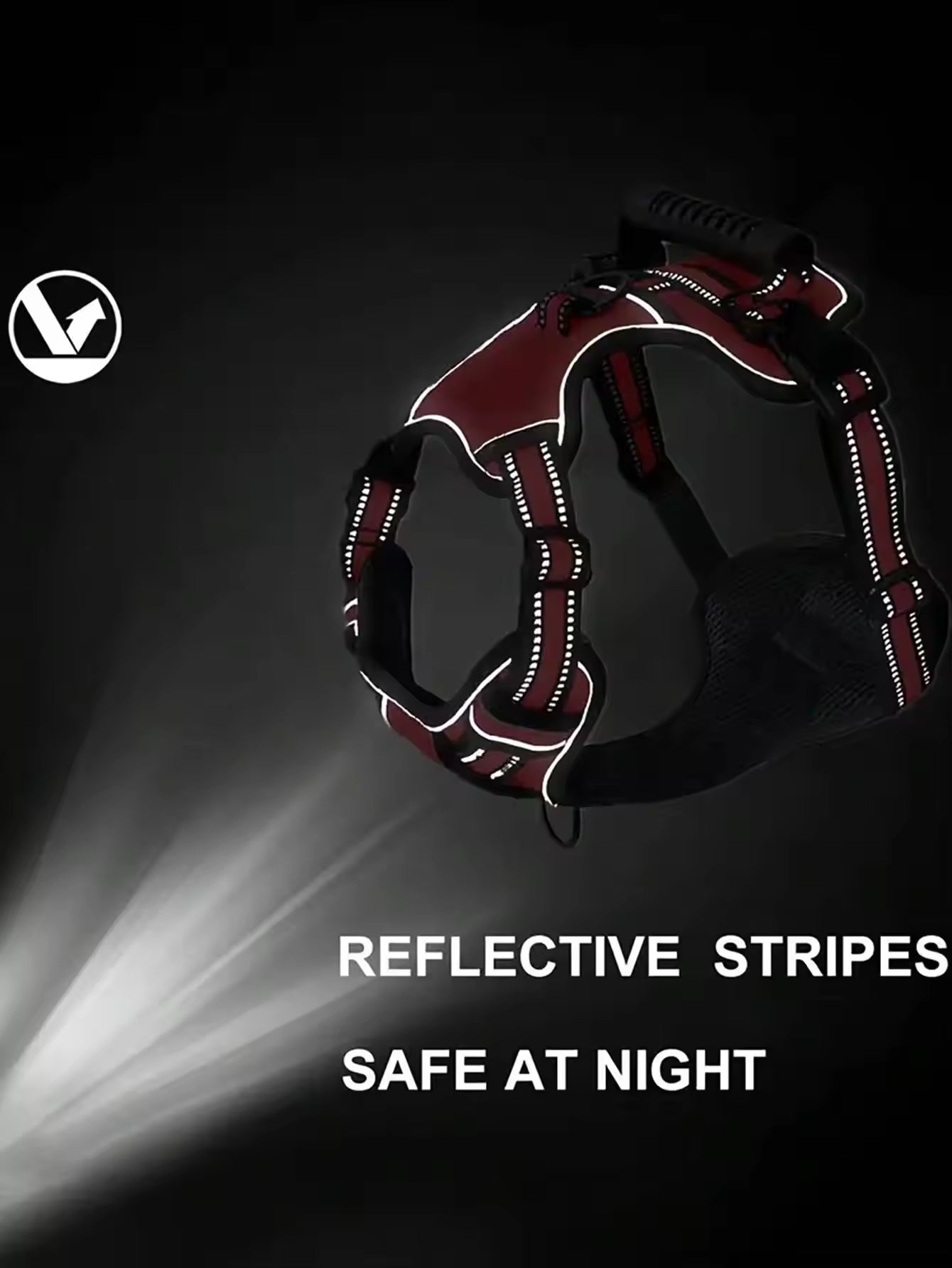 Tactical Service Dog Harness Strap Set with Collapsible Bowl