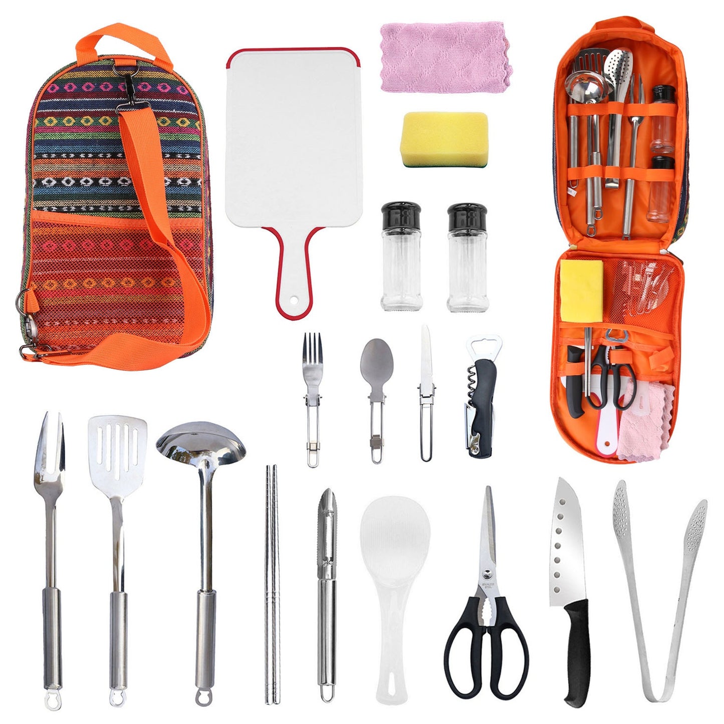 Camping Cooking Utensil Kit 19Pcs