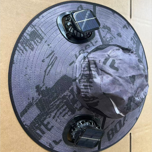 Large Eave Sun Shading Fan Cap