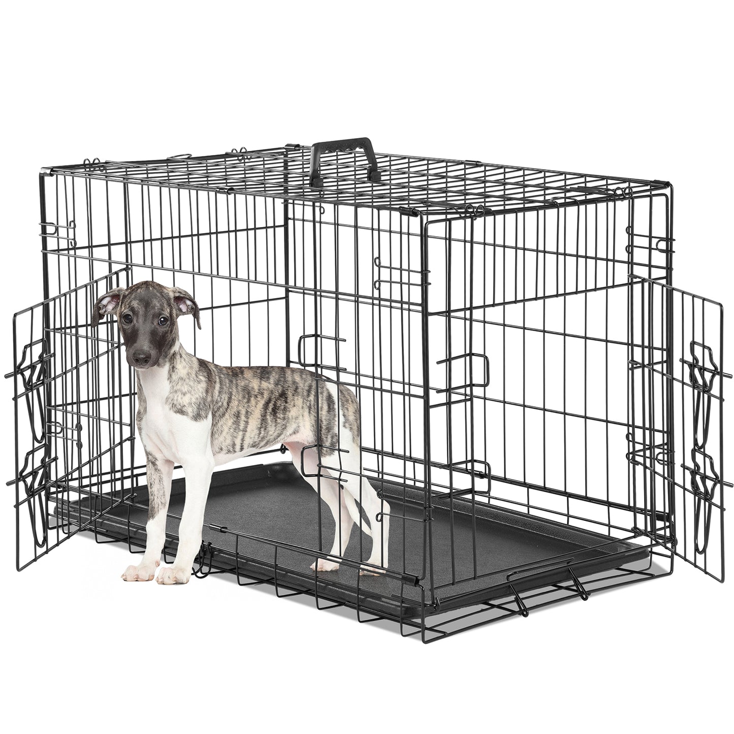 Dog Cage With Two Doors